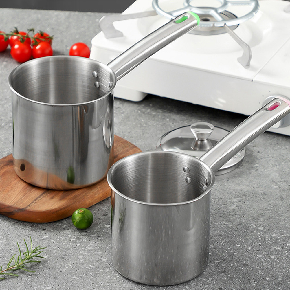 Deep Fryer Stainless - 1Set Stainless Steel Deep Fryer Metal