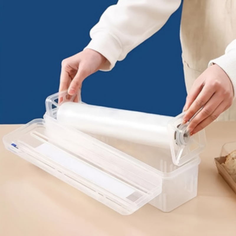 Kitchen Appliances Shelves - Disposable Stretch Film Dispenser Box, Convenient