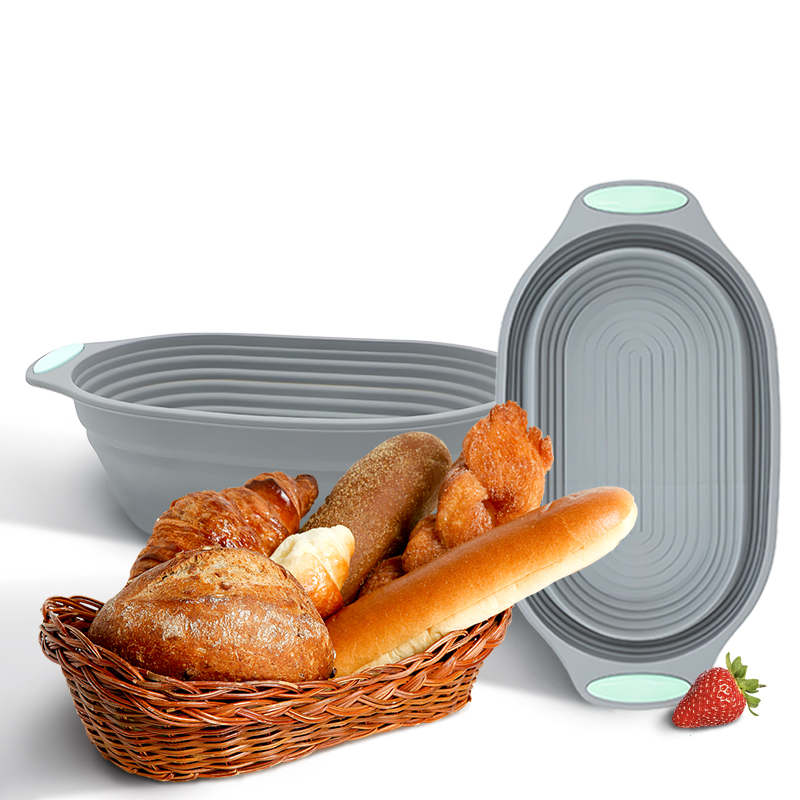 Kitchen Appliances On Sale - 1PC Silicone Foldable Banneton Bread Proofing