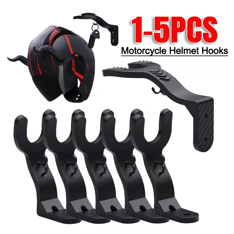 Kitchen Appliances Rack - 1-5pcs Motorcycle Helmet Hook Multipurpose Hook