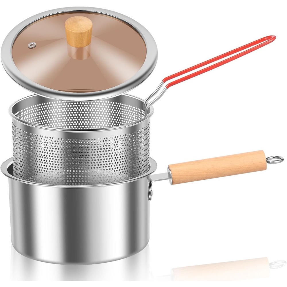 Deep Fryer Stainless - 2.5L stainless steel deep fryer with