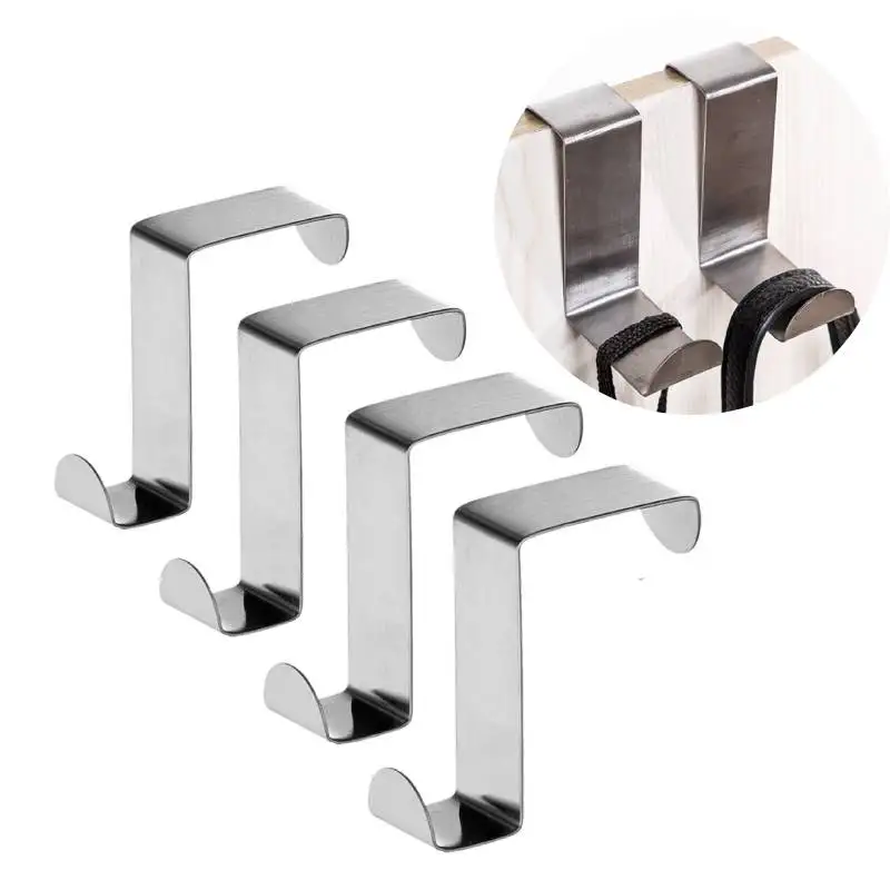 Kitchen Appliances Shelves - 2-20Pcs Drawer Hook Stainless Steel Reversible