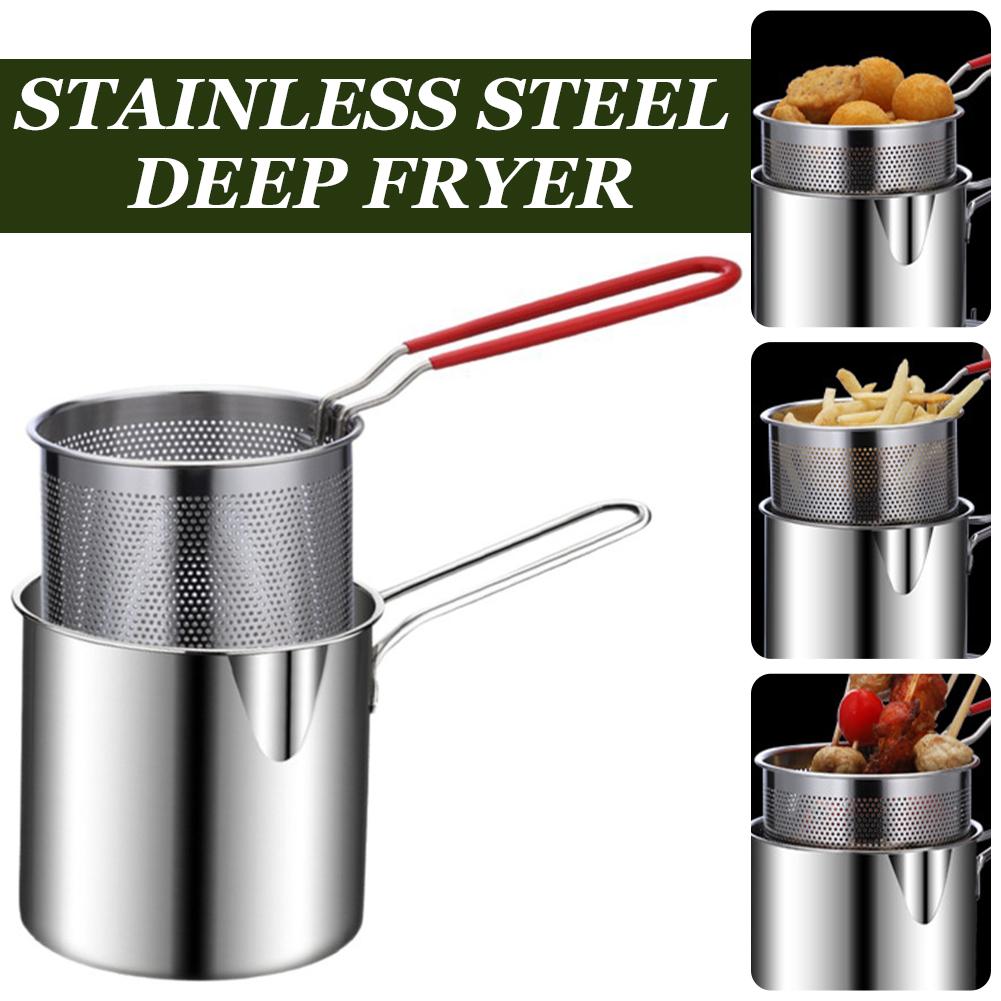 Deep Fryer Stainless - Stainless Steel Deep Frying Pot Set