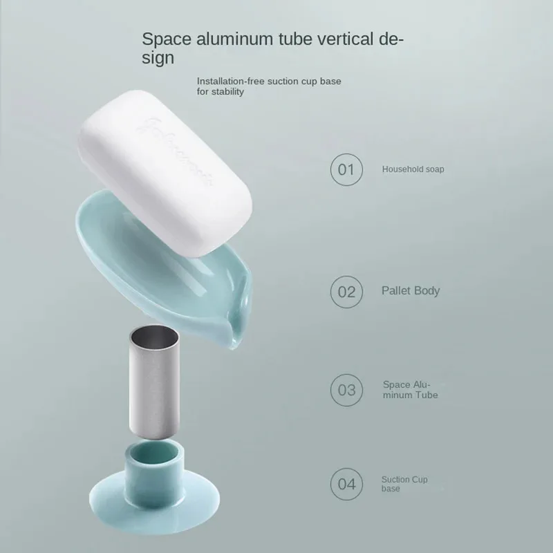 Drain Soap Holder Leaf Shape S - огляд і ціна Kitchen Appliances Rack