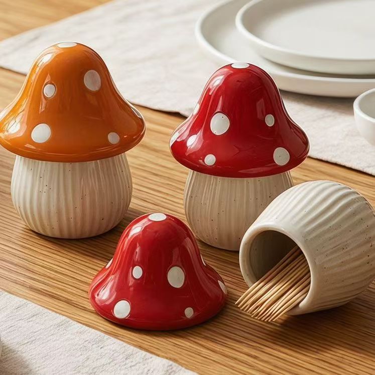 Cartoon Mushroom Ceramic Stora - огляд і ціна Kitchen Appliances Rack