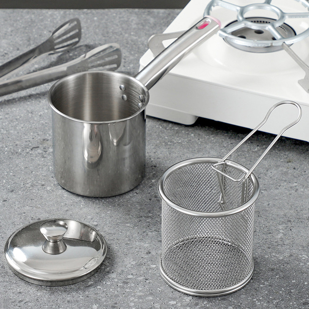 1Set Stainless Steel Deep Frye - огляд і ціна Deep Fryer Stainless