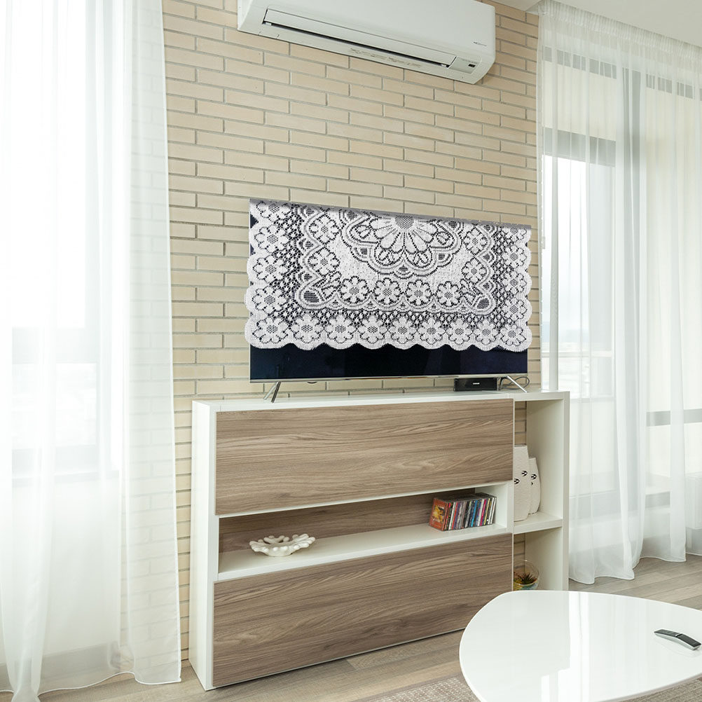 Stylish White Lace Square Dust - огляд і ціна Kitchen Appliances White