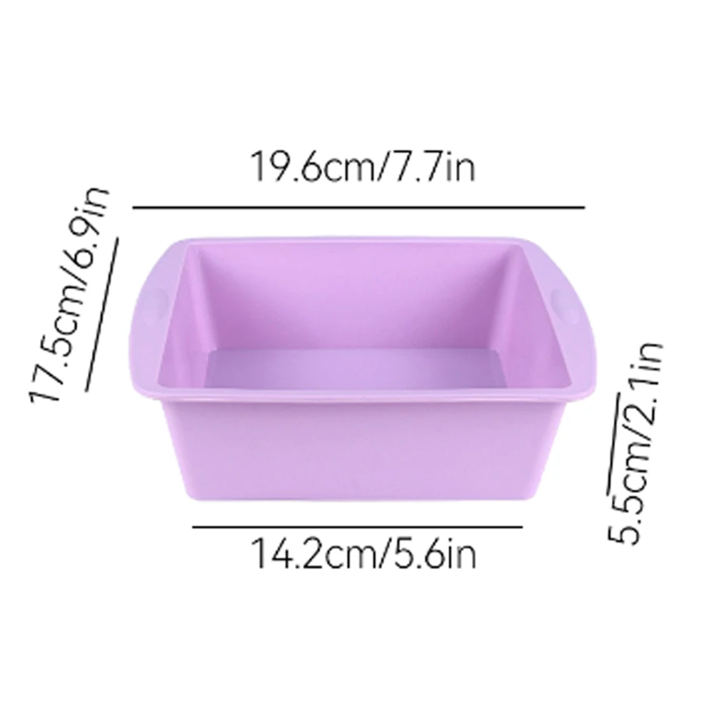 1/4Pcs Silicone Square Cake Mo - огляд і ціна Kitchen Appliances On Sale