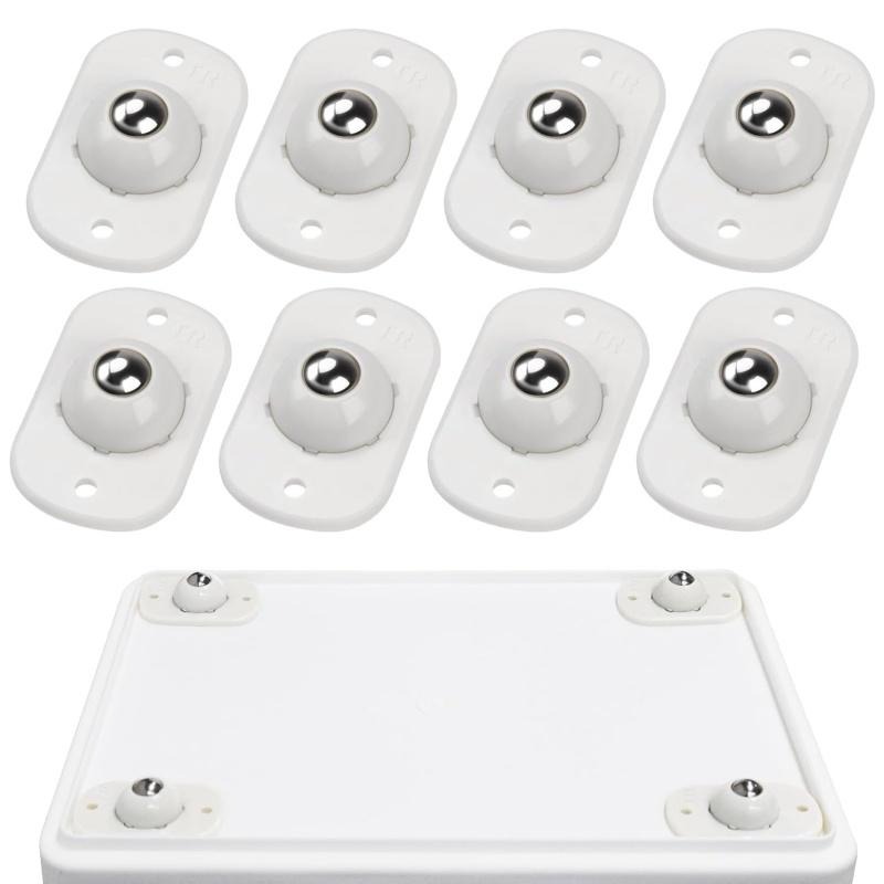 8 Pcs Self Adhesive Caster Whe - огляд і ціна Kitchen Appliances White