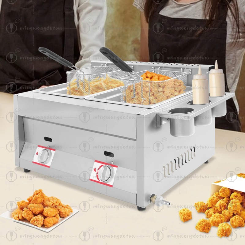 NEW Commercial Gas Deep Fryer  - огляд і ціна Deep Fryer Stainless