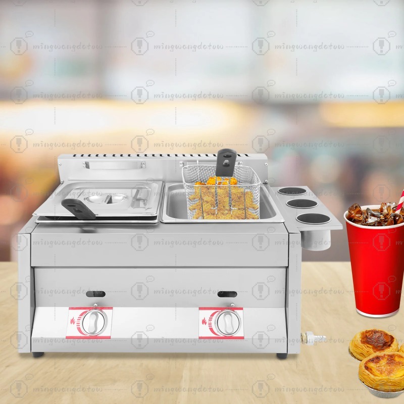 NEW Commercial Gas Deep Fryer  - огляд і ціна Deep Fryer Stainless