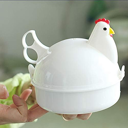 Chicken Shaped Microwave Eggs  - огляд і ціна Kitchen Appliances White