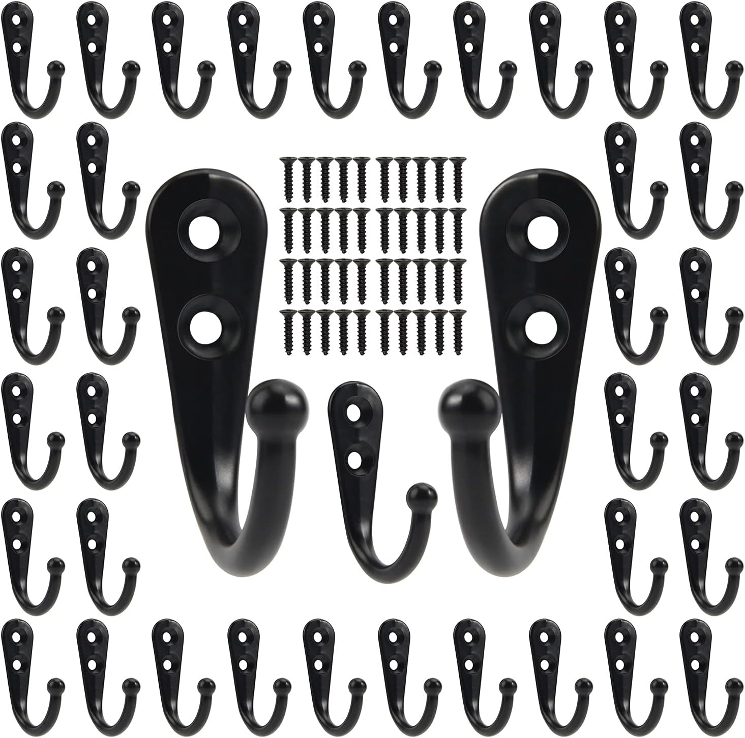Black Metal Hooks with Screws  - огляд і ціна Kitchen Appliances Rack