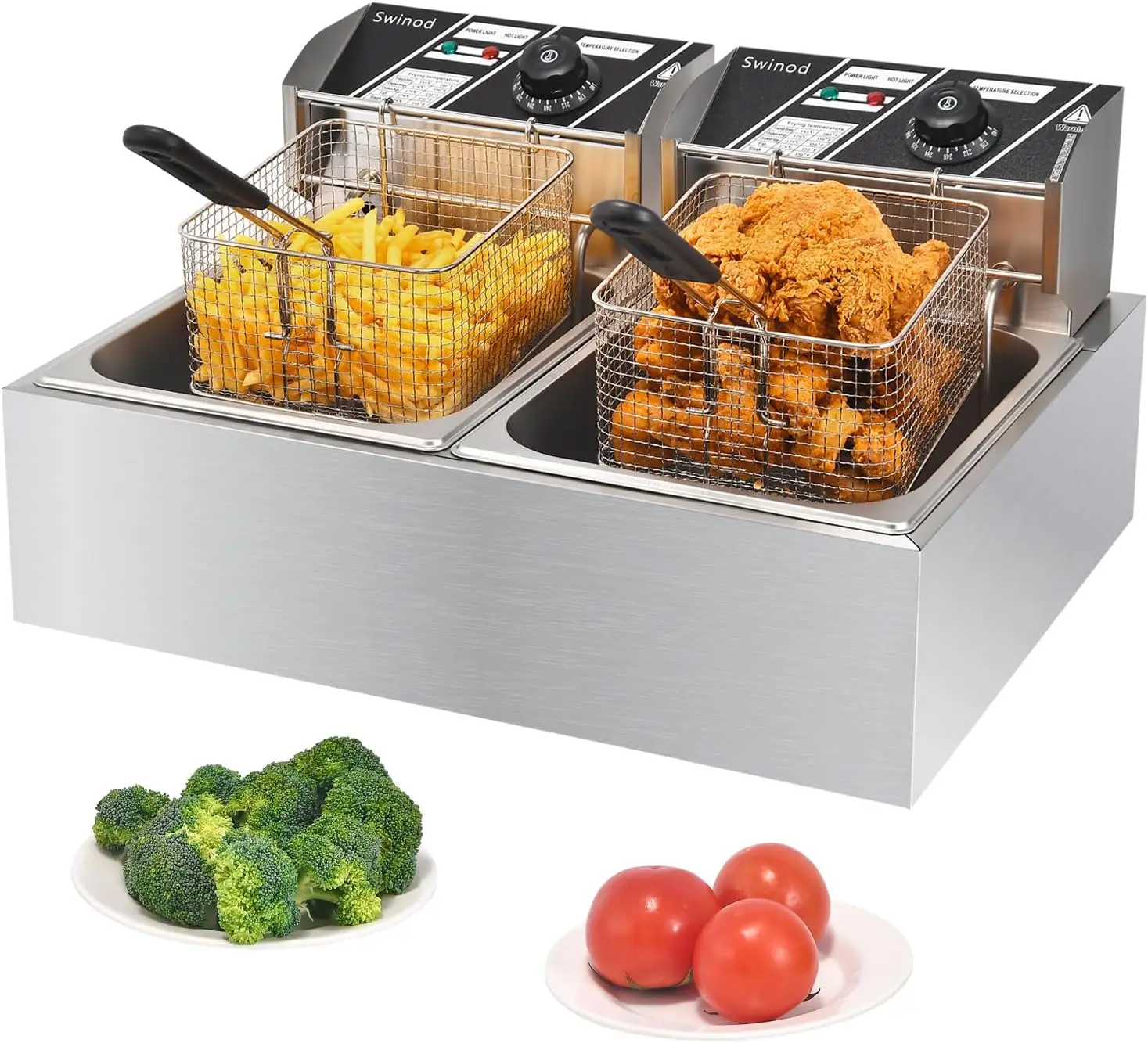 Commercial Deep Fryer with Bas - огляд і ціна Deep Fryer Stainless