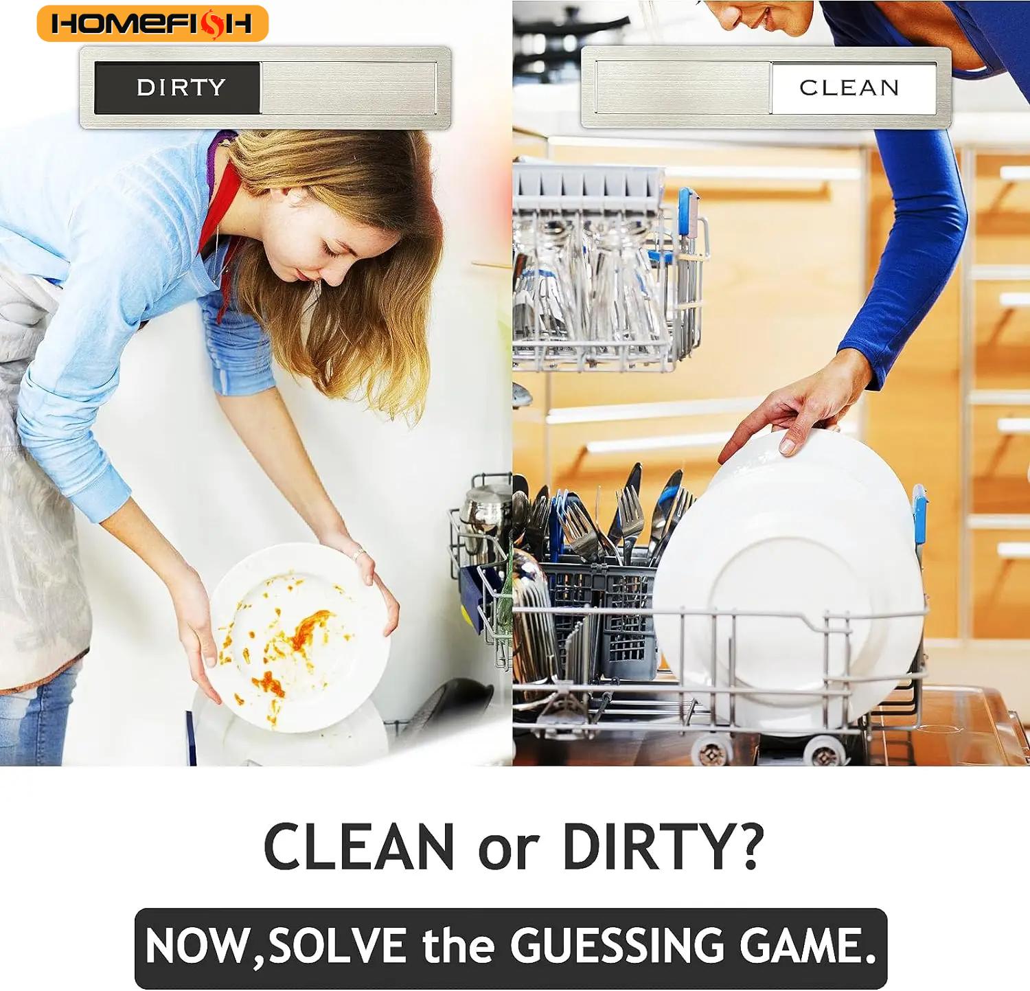 Dishwasher Magnet Clean Dirty  - огляд і ціна Kitchen Appliances White