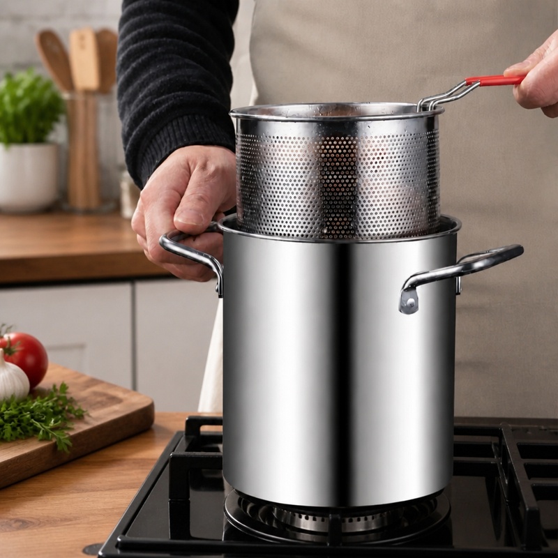 304 Stainless Steel Deep Fryer - огляд і ціна Deep Fryer Stainless