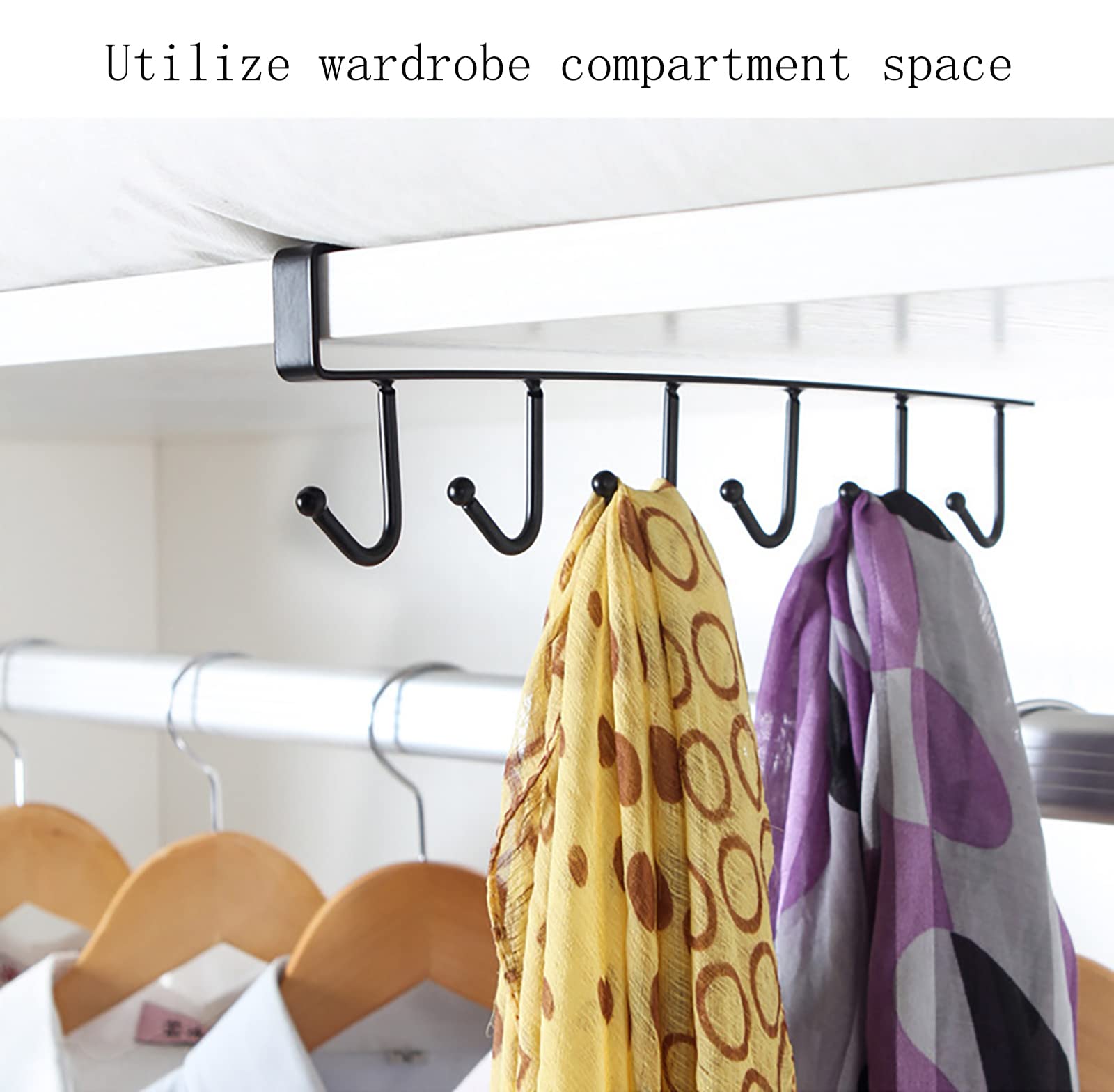 1/2/3PC 6 Hooks Kitchen Cabine - огляд і ціна Kitchen Appliances Rack