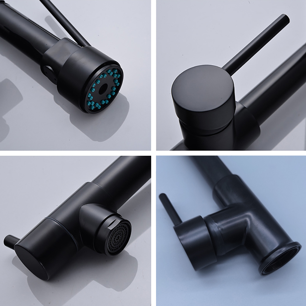 DQOK Black Brushed Spring Pull - огляд і ціна Kitchen Appliances White