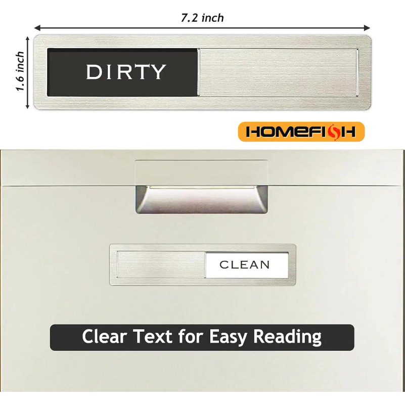 Dishwasher Magnet Clean Dirty  - огляд і ціна Kitchen Appliances White