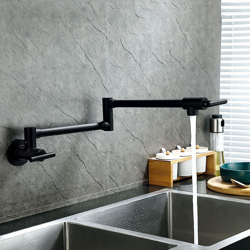 Black Wall Mounted Pot Filler  - огляд і ціна Kitchen Appliances White