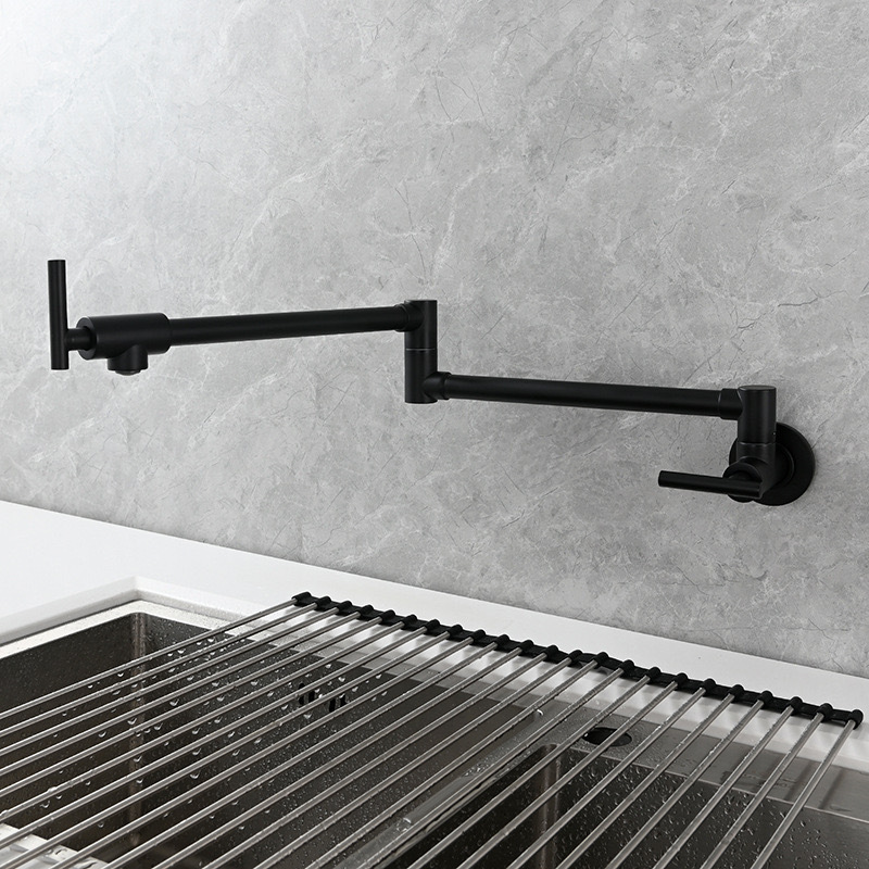 Black Wall Mounted Pot Filler  - огляд і ціна Kitchen Appliances White